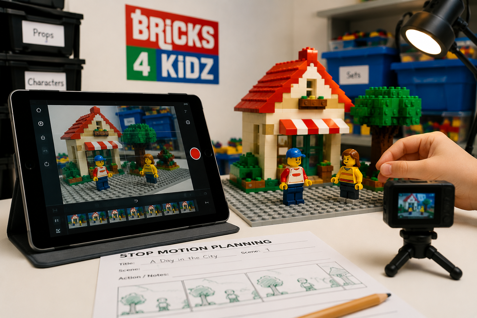 Bursa Nilüfer çocuklar için stop motion ve movie studio atölyesi